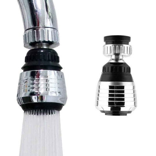 360 Degree faucet aerator water bubbler shower nozzle adapter Zinc Alloy Shell faucet filter for bathroom Kitchen accessories|faucet nozzle|faucet adapterkitchen faucet adapter