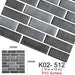 Kaguyahime 3D Self Adhesive Wallpaper Mosaic Tiles Wall Stickers Waterproof Stickers Decoration Wall Panel Kitchen Home Decor|Wall Stickers