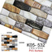 Kaguyahime 3D Self Adhesive Wallpaper Mosaic Tiles Wall Stickers Waterproof Stickers Decoration Wall Panel Kitchen Home Decor|Wall Stickers