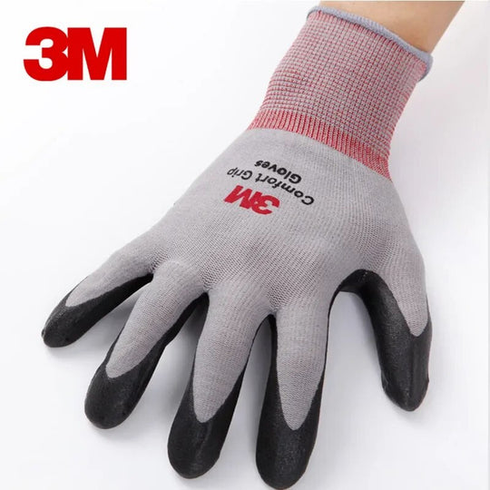 3M Work Gloves Comfort Grip Nitrile Rubber Protective Gloves Slip Resistant Wear Resistant For All Season Safety Frontier General Hardware