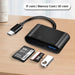 3in1 Type C Micro Adapter OTG Card Reader For TF SD Memory Cards USB C For MacBook Huawei Samsung Xiaomi Frontier General Hardware