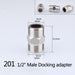 1/2" 3/4" BSP Female Male Thread Tee Type Reducing Stainless steel Elbow Butt joint adapter Adapter Coupler Plumbing fittings|Pipe Fittings - Frontier General Hardware