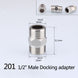 1/2" 3/4" BSP Female Male Thread Tee Type Reducing Stainless steel Elbow Butt joint adapter Adapter Coupler Plumbing fittings|Pipe Fittings - Frontier General Hardware