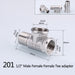 1/2" 3/4" BSP Female Male Thread Tee Type Reducing Stainless steel Elbow Butt joint adapter Adapter Coupler Plumbing fittings|Pipe Fittings - Frontier General Hardware