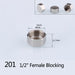 1/2" 3/4" BSP Female Male Thread Tee Type Reducing Stainless steel Elbow Butt joint adapter Adapter Coupler Plumbing fittings|Pipe Fittings - Frontier General Hardware