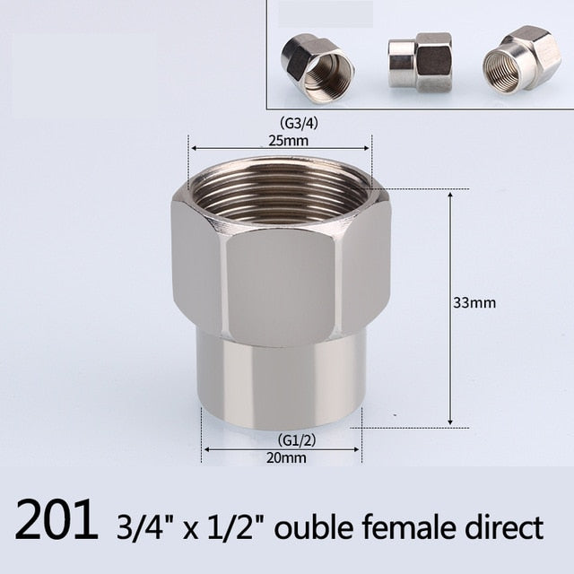 1/2" 3/4" BSP Female Male Thread Tee Type Reducing Stainless steel Elbow Butt joint adapter Adapter Coupler Plumbing fittings|Pipe Fittings - Frontier General Hardware