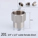 1/2" 3/4" BSP Female Male Thread Tee Type Reducing Stainless steel Elbow Butt joint adapter Adapter Coupler Plumbing fittings|Pipe Fittings - Frontier General Hardware