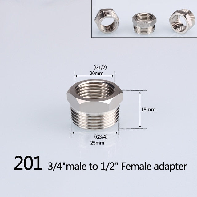 1/2" 3/4" BSP Female Male Thread Tee Type Reducing Stainless steel Elbow Butt joint adapter Adapter Coupler Plumbing fittings|Pipe Fittings - Frontier General Hardware