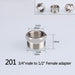 1/2" 3/4" BSP Female Male Thread Tee Type Reducing Stainless steel Elbow Butt joint adapter Adapter Coupler Plumbing fittings|Pipe Fittings - Frontier General Hardware