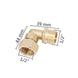 Brass Elbow G1/2 Junction Union Joint Coupling 1/2" Male/Female Connector Plumbing Pipe Fittings Copper Connection Adapters|Pipe Fittings - Frontier General Hardware