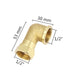 Brass Elbow G1/2 Junction Union Joint Coupling 1/2" Male/Female Connector Plumbing Pipe Fittings Copper Connection Adapters|Pipe Fittings - Frontier General Hardware