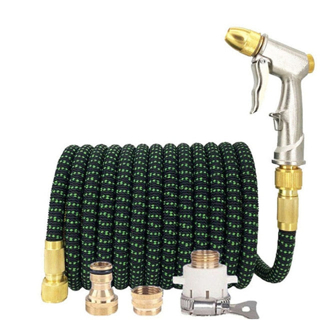 25ft 100ft Garden Gose flexible Magic Telescopic Hose High Pressure Car Wash Hose With Spray Gun Outdoor Garden Watering|Garden Hoses & Reels - Frontier General Hardware