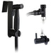 Handheld Brass Black Chrome Brushed Stainless Steel Wall hung Toilet Toilet Bidet Sprayer Corner Drain Valve Kit|Bidets - Frontier General Hardware