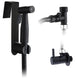 Handheld Brass Black Chrome Brushed Stainless Steel Wall hung Toilet Toilet Bidet Sprayer Corner Drain Valve Kit|Bidets - Frontier General Hardware