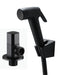 Black Handheld Bidet Spray ABS Shower Sprayer Set Toilet Faucet Shower Bidet With Hose and Holder BD544|Bidets - Frontier General Hardware