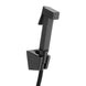 black angle valve and Toilet Bidet square Sprayer Washing Shower Head Flusher Flushing Clean Bidets black brass spray BD777|Bidets - Frontier General Hardware