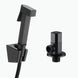 black angle valve and Toilet Bidet square Sprayer Washing Shower Head Flusher Flushing Clean Bidets black brass spray BD777|Bidets - Frontier General Hardware