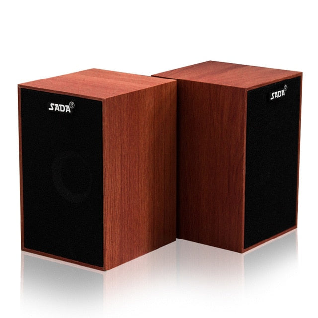 SADA V 160 USB Wired Wood Subwoofer Stereo Speakers - Frontier General Hardware