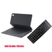 Huawei mediaPad M6 10.8 inch Tablet PC Smart Magnetic Keyboard Case Russia Spanish Sticker|Tablet Keyboards - Frontier General Hardware