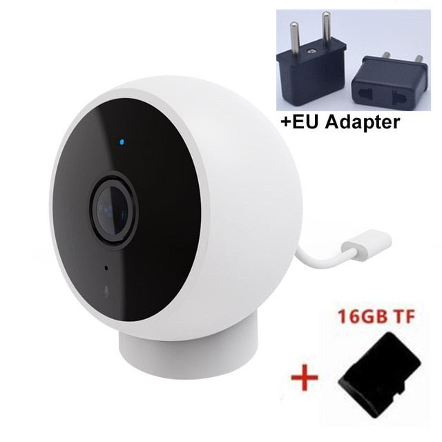 Xiaomi mijia AI Smart IP Camera 1080P IP65 waterproof full HD quality Infrared Night Vision 170 degree super wide angle 32GB TF|Smart Remote Control - Frontier General Hardware