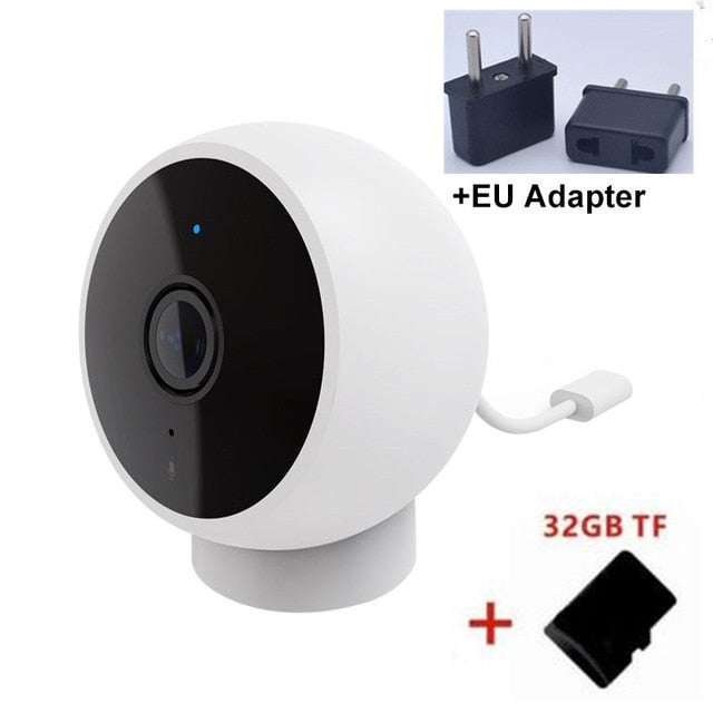 Xiaomi mijia AI Smart IP Camera 1080P IP65 waterproof full HD quality Infrared Night Vision 170 degree super wide angle 32GB TF|Smart Remote Control - Frontier General Hardware