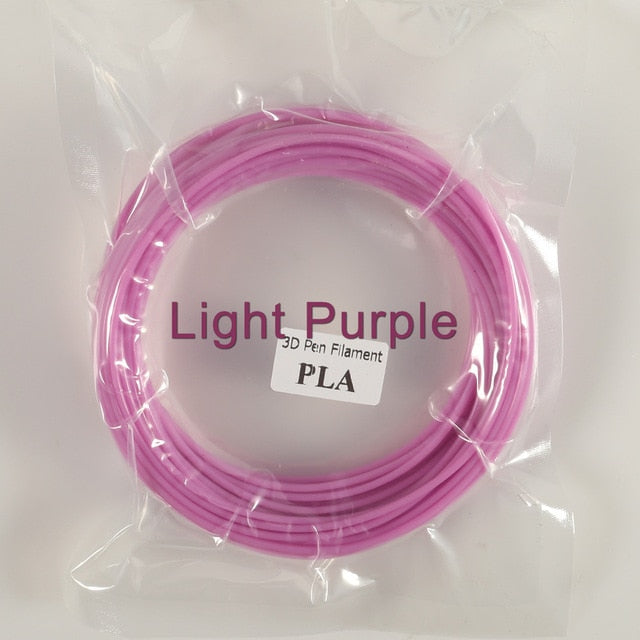 Plastic for 3d Pen 10 Meter PLA 1.75mm 3D Printer Filament Printing Materials Extruder Accessories Parts Transparent White Wood|3D Printing Materials - Frontier General Hardware