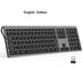 SeenDa Thin 2.4G Wireless Keyboard for Laptop Desktop Scissors Switch Keyboard for Windows Mac OS Full Size 109 Keys Keyboard|Keyboards