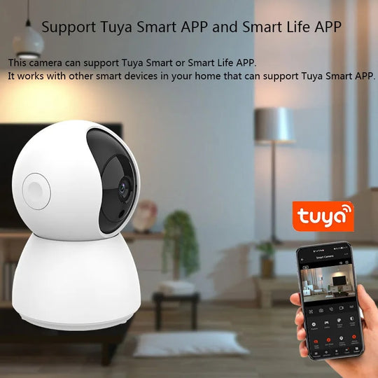 4MP 2K Tuya Smart Mini WiFi IP Camera Indoor Wireless Home Security CCTV Auto Tracking of Humans Baby Pet Monitor Frontier General Hardware