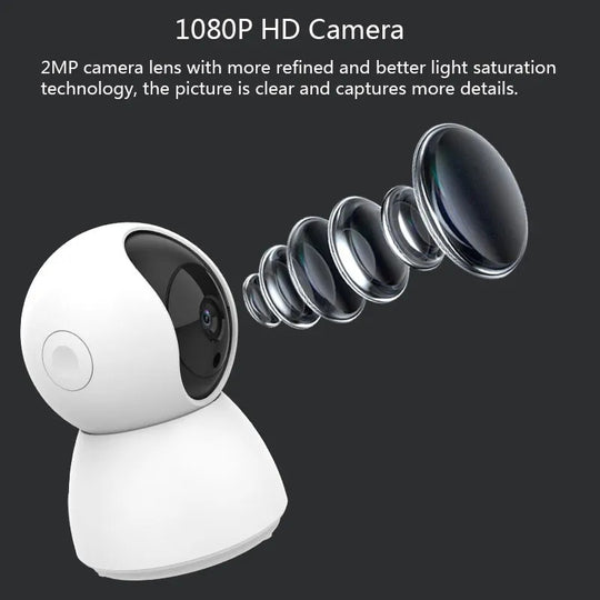 4MP 2K Tuya Smart Mini WiFi IP Camera Indoor Wireless Home Security CCTV Auto Tracking of Humans Baby Pet Monitor Frontier General Hardware