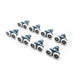 4pcs 8pcs/set Diameter 23mm 25mm ABS Plastic Adjustable Double Swinging Pulley Wheel Shower Cabin Sliding Door Hardware Roller|shower cabin|cabin showerrollers door shower