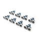 4pcs 8pcs/set Diameter 23mm 25mm ABS Plastic Adjustable Double Swinging Pulley Wheel Shower Cabin Sliding Door Hardware Roller|shower cabin|cabin showerrollers door shower