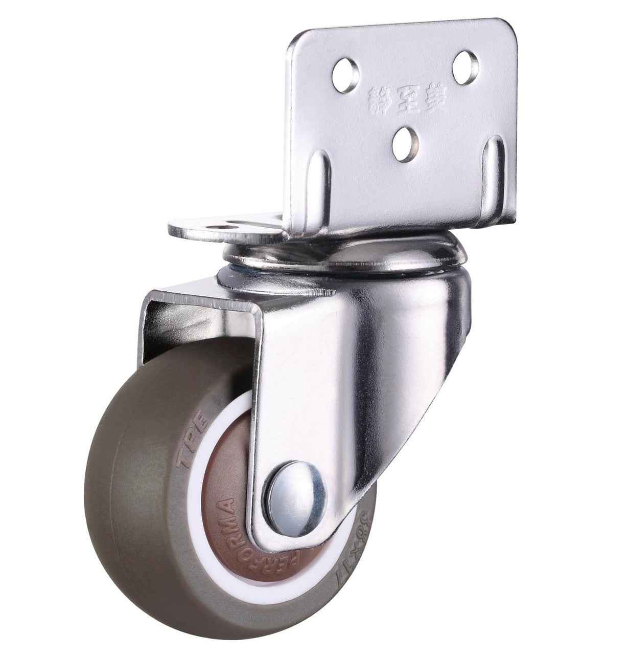 4pcs Furniture Casters Wheels Soft Rubber Swivel Caster Quite Roller wheels for trolley Baby Crib Bed Wheels Household Accessory|Casters