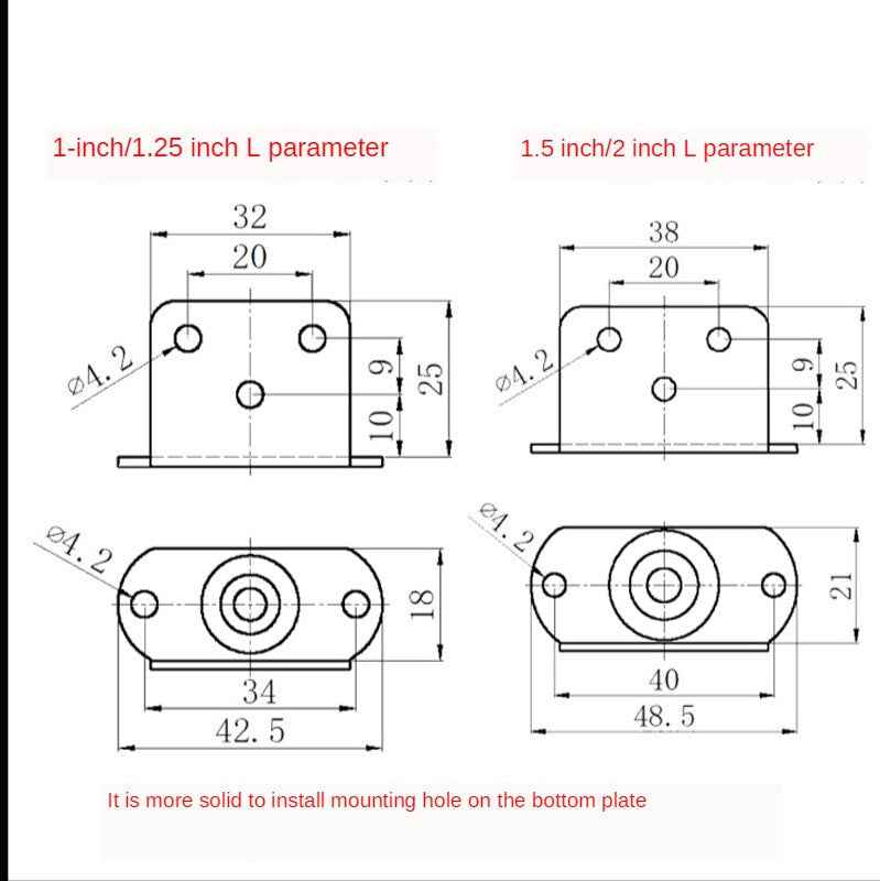 4pcs Furniture Casters Wheels Soft Rubber Swivel Caster Quite Roller wheels for trolley Baby Crib Bed Wheels Household Accessory|Casters