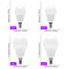 4 Pieces LED Bulbs E27 E14 Set 3W To 20W AC 200 240V SMD2835 Ra85 Warm And Cold White 270 Degree Lifespan 50000 Hours Frontier General Hardware