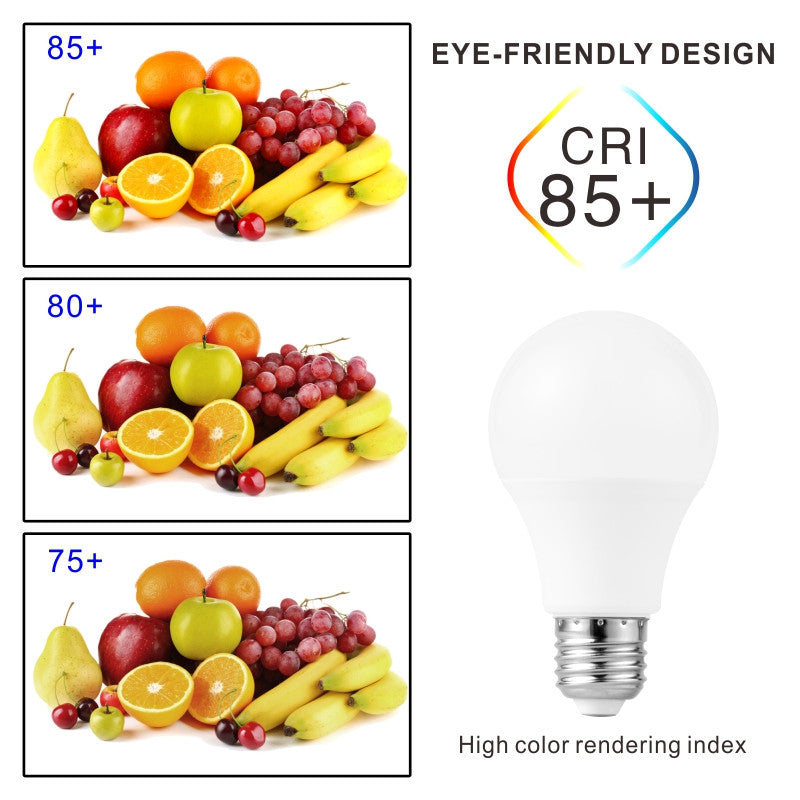 4 Pieces LED Bulbs E27 E14 Set 3W To 20W AC 200 240V SMD2835 Ra85 Warm And Cold White 270 Degree Lifespan 50000 Hours Frontier General Hardware