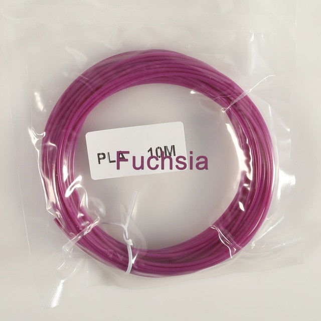 Plastic for 3d Pen 10 Meter PLA 1.75mm 3D Printer Filament Printing Materials Extruder Accessories Parts Transparent White Wood|3D Printing Materials - Frontier General Hardware