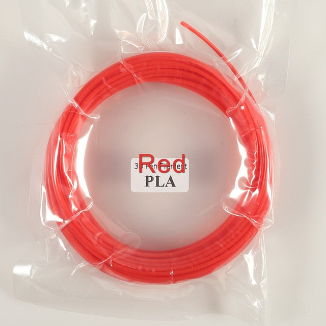 Plastic for 3d Pen 10 Meter PLA 1.75mm 3D Printer Filament Printing Materials Extruder Accessories Parts Transparent White Wood|3D Printing Materials - Frontier General Hardware