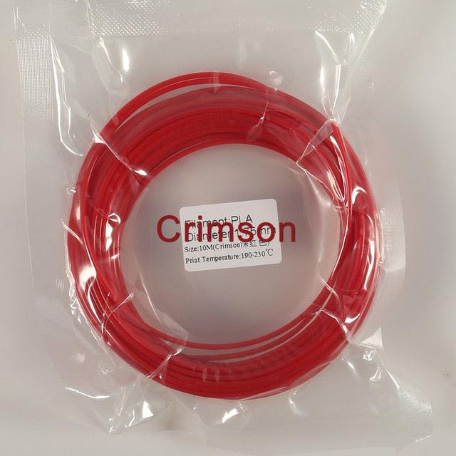 Plastic for 3d Pen 10 Meter PLA 1.75mm 3D Printer Filament Printing Materials Extruder Accessories Parts Transparent White Wood|3D Printing Materials - Frontier General Hardware