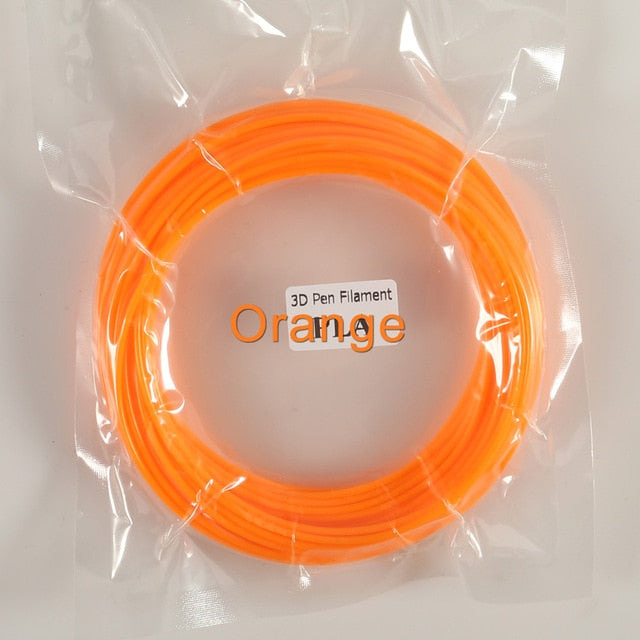 Plastic for 3d Pen 10 Meter PLA 1.75mm 3D Printer Filament Printing Materials Extruder Accessories Parts Transparent White Wood|3D Printing Materials - Frontier General Hardware