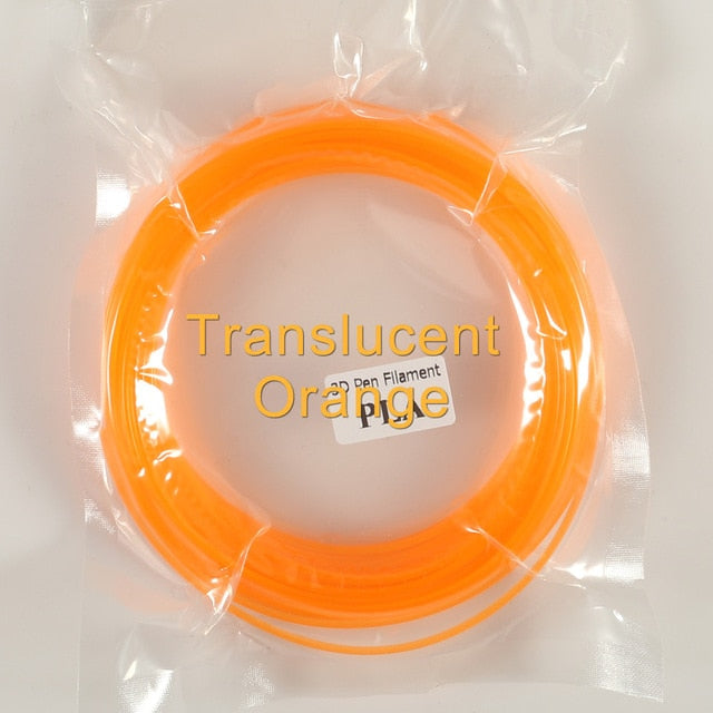 Plastic for 3d Pen 10 Meter PLA 1.75mm 3D Printer Filament Printing Materials Extruder Accessories Parts Transparent White Wood|3D Printing Materials - Frontier General Hardware