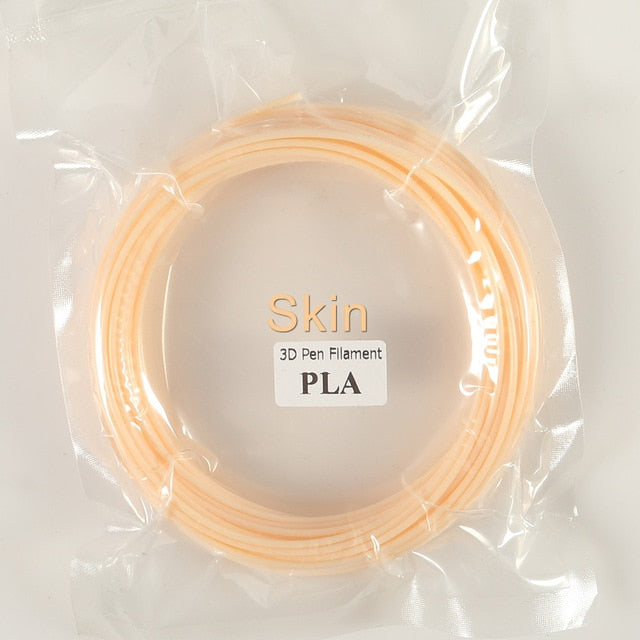 Plastic for 3d Pen 10 Meter PLA 1.75mm 3D Printer Filament Printing Materials Extruder Accessories Parts Transparent White Wood|3D Printing Materials - Frontier General Hardware