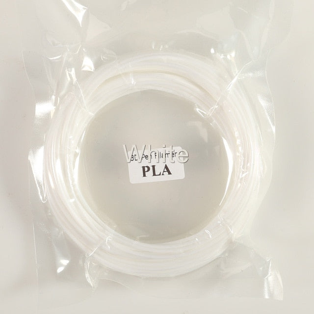 Plastic for 3d Pen 10 Meter PLA 1.75mm 3D Printer Filament Printing Materials Extruder Accessories Parts Transparent White Wood|3D Printing Materials - Frontier General Hardware
