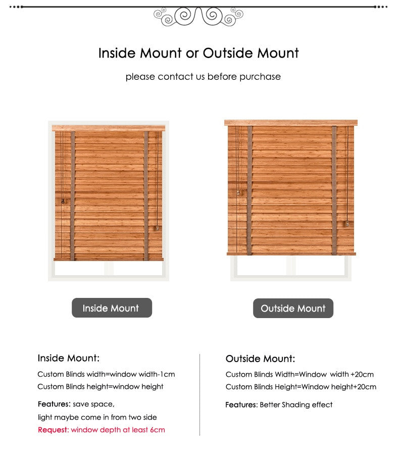50mm Slat Eco friendly Bamboo Blinds corrosion resistant durable bamboo roller blinds for Window|Blinds, Shades & Shutters| - Frontier General Hardware