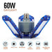 LED Garage Light 360 Degrees Deformable Ceiling Light For Home Warehouse Workshop Folding Three Leaf Deformation Lamp AC85 265V|Industrial Lighting - Frontier General Hardware