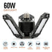 LED Garage Light 360 Degrees Deformable Ceiling Light For Home Warehouse Workshop Folding Three Leaf Deformation Lamp AC85 265V|Industrial Lighting - Frontier General Hardware