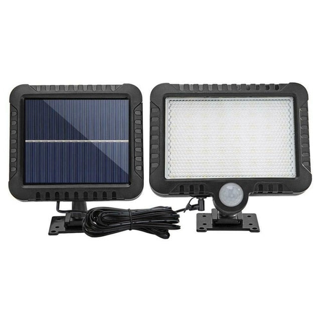 120/128 COB LED Solar Light PIR Motion Sensor Outdoor Lighting Garage Security Light Garden Decoration Solar Wall Lamp Spotlight|Solar Lamps - Frontier General Hardware