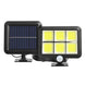 120/128 COB LED Solar Light PIR Motion Sensor Outdoor Lighting Garage Security Light Garden Decoration Solar Wall Lamp Spotlight|Solar Lamps - Frontier General Hardware