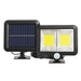 120/128 COB LED Solar Light PIR Motion Sensor Outdoor Lighting Garage Security Light Garden Decoration Solar Wall Lamp Spotlight|Solar Lamps - Frontier General Hardware