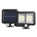 120/128 COB LED Solar Light PIR Motion Sensor Outdoor Lighting Garage Security Light Garden Decoration Solar Wall Lamp Spotlight|Solar Lamps - Frontier General Hardware