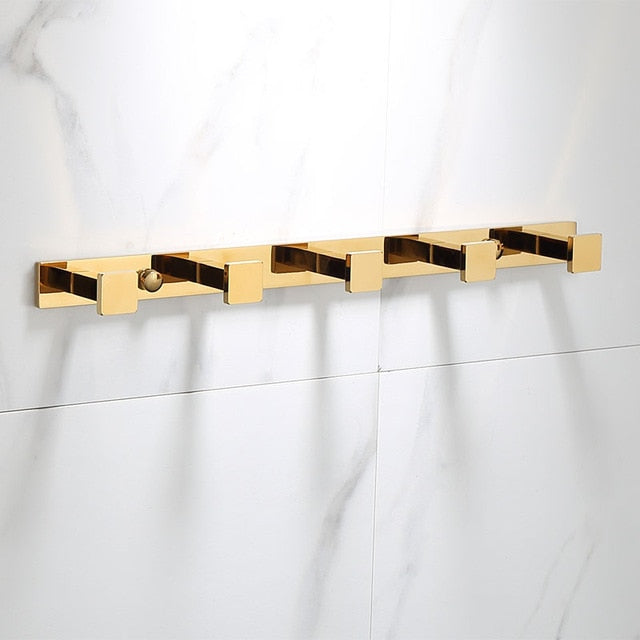 Luxury Golden Bathroom Brass Hardware Sets Towel Rack Paper holder Toilet Brush Holder Towel Holder hook Row hook Activity bar|Bath Hardware Sets - Frontier General Hardware